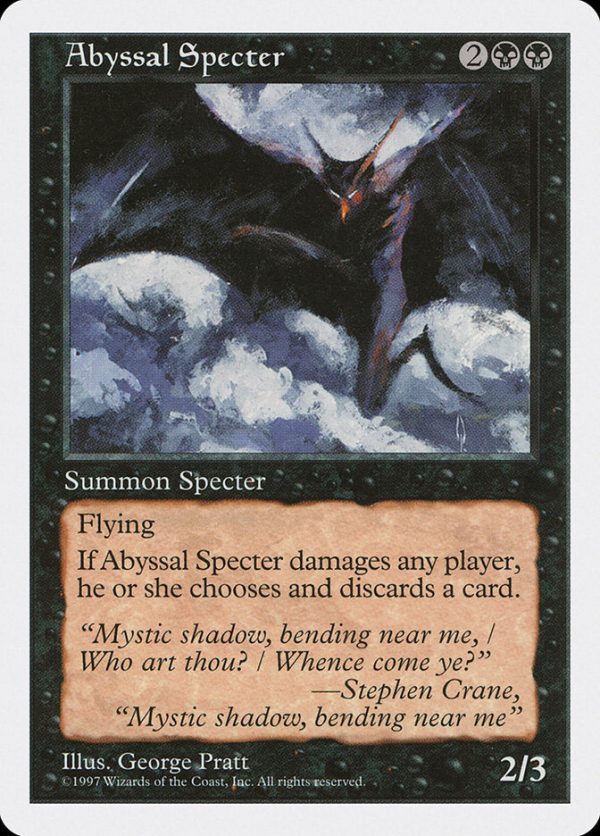 Abyssal Specter [Fifth Edition] Discount