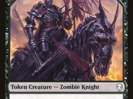 Zombie Knight Token [Dominaria Tokens] Discount